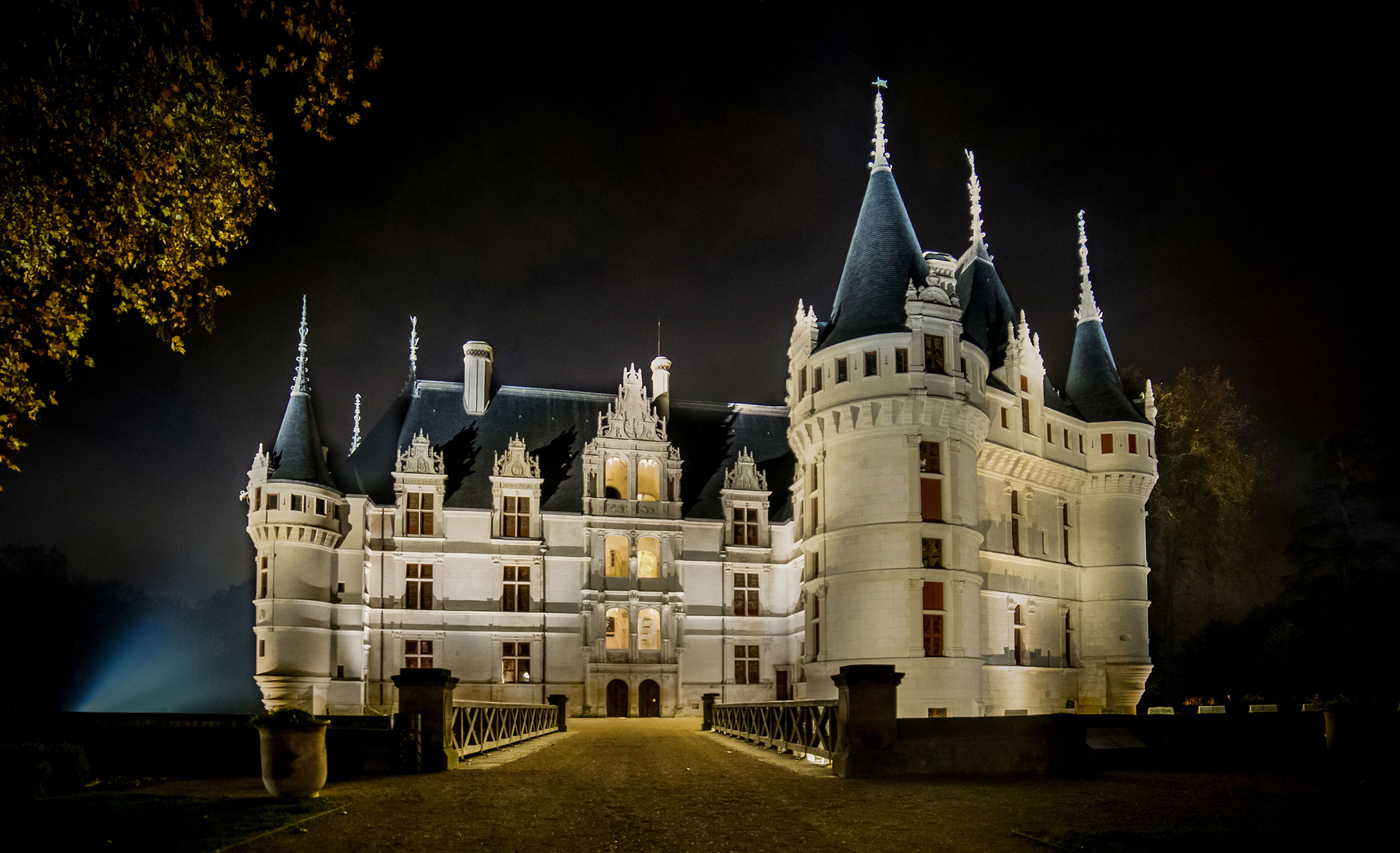 Château d'Azay-le-Rideau mis en lumière par NoctaBene